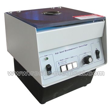 High speed Microhematocrit centrifuge
