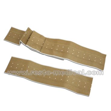 Long adhesive wound plaster