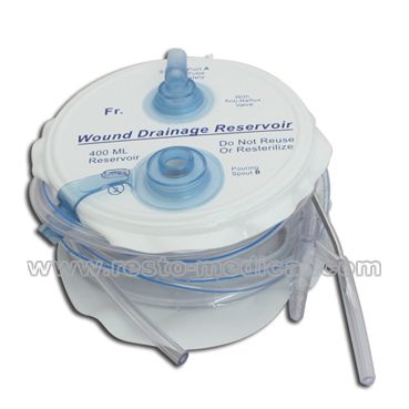 Wound drainage reservoir